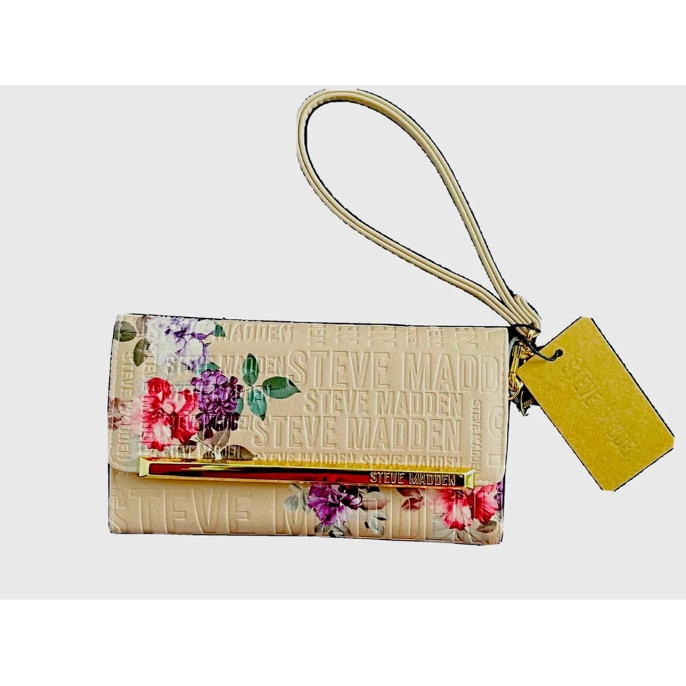 Steve Madden Wallet,logo Bar  Trifold